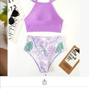 Brand new 2 piece high waist bikini